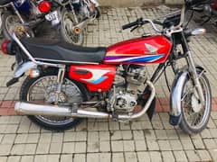 Honda CG 125 2009 model Red MD num