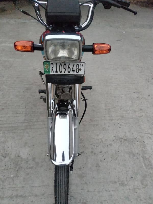 Honda CD70 model 2019 Rawalpindi number 03055228242 2