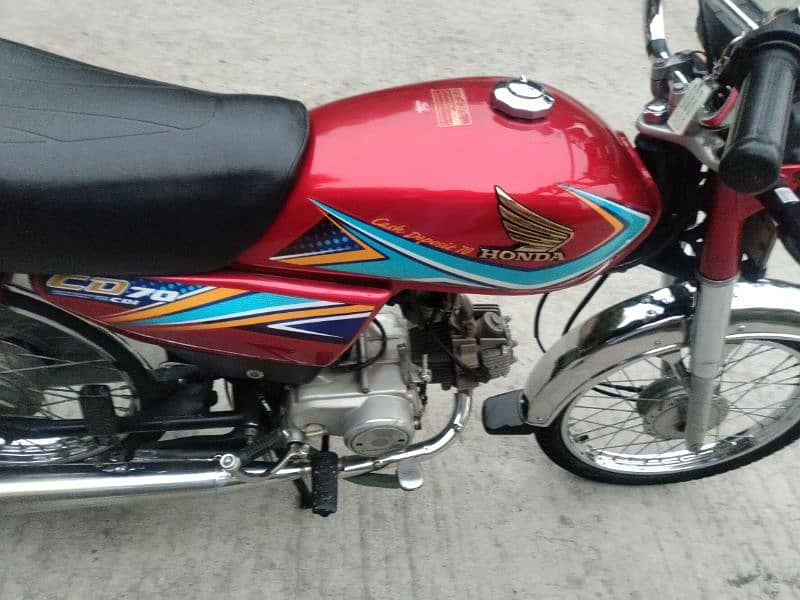 Honda CD70 model 2019 Rawalpindi number 03055228242 6