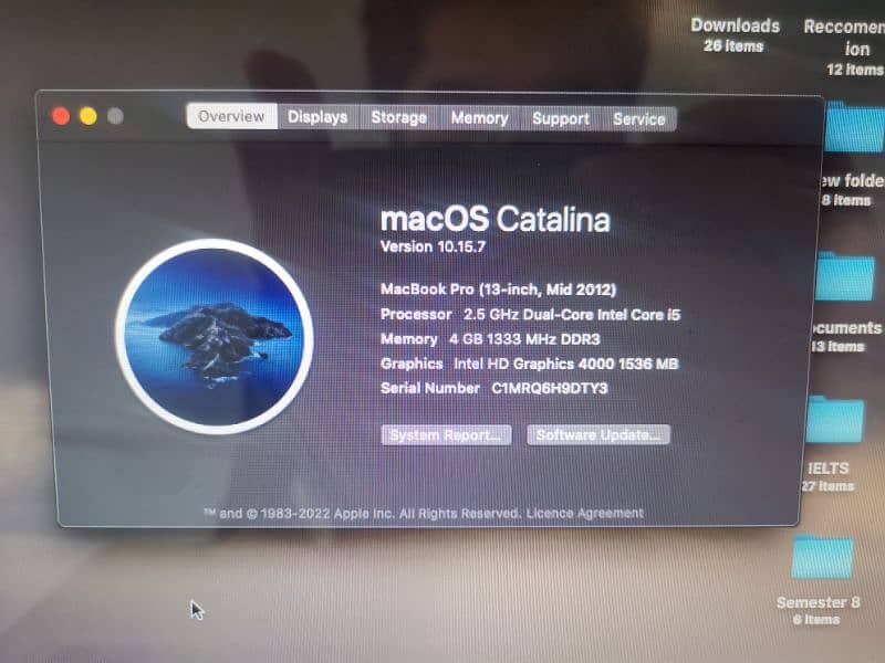 Apple MacBook Pro - 13 inch Mid 2012 14