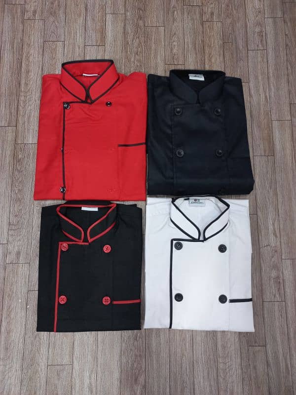 Chef Coat with customized logo and name print 11