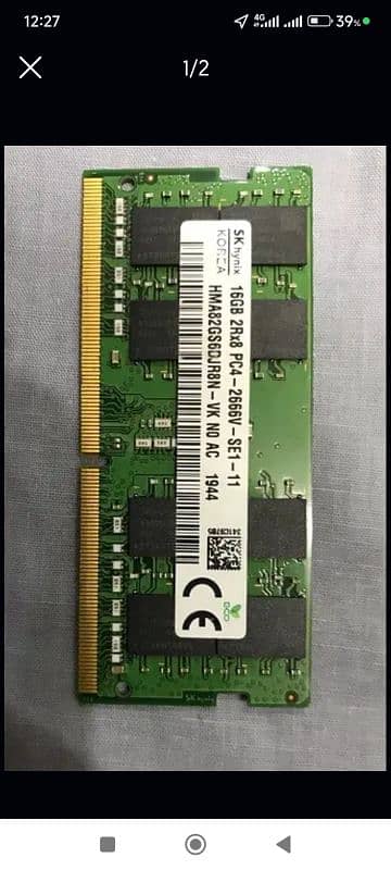 RAM DDR 4 1