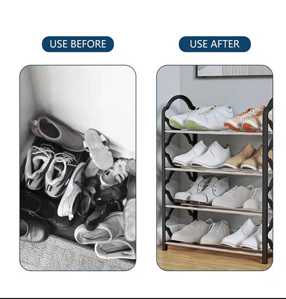 shoes rack non-breakable floor standing | home delivery available | 1