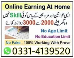 Online job at Home/Part Time/Data Entry/Typing/Assignments/Teaching