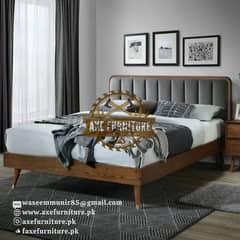 luxury bed/wooden bed set/single bed/double bed/side tables/dressing