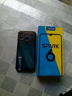 Tecno spark 6go 3gb box or mobile pta approve sim problem karaha he 0