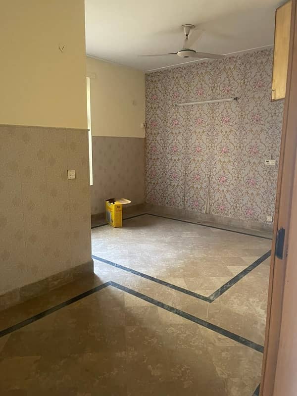 10 marla upper portion is for rent in wapda town phase 1 D3 block. 13