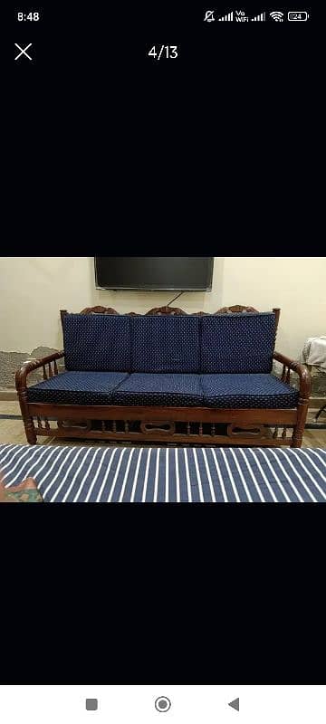 SOFA SET PURE WOOD 0