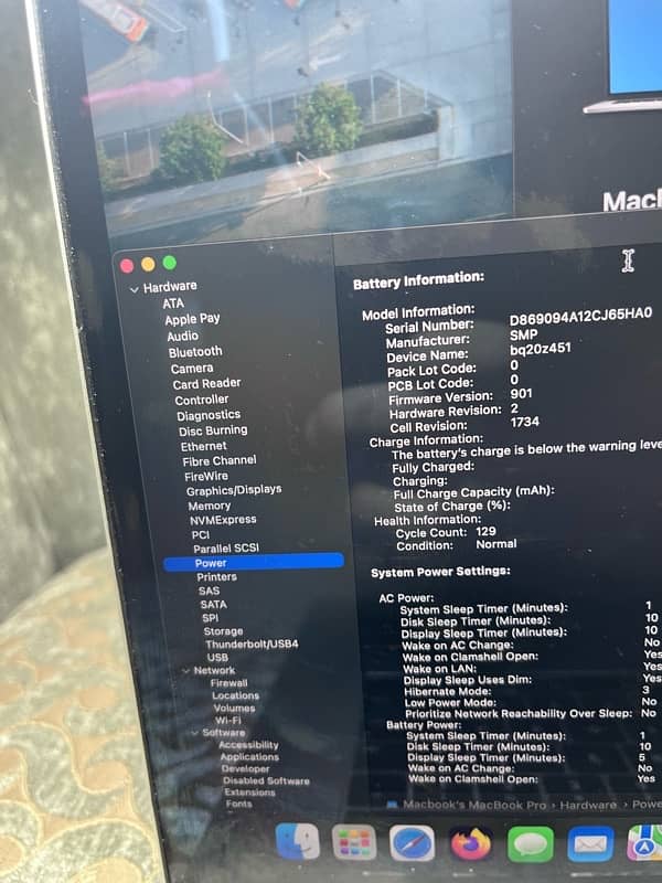 Macbook Pro 2019 touchbar Core i9  16/512 11