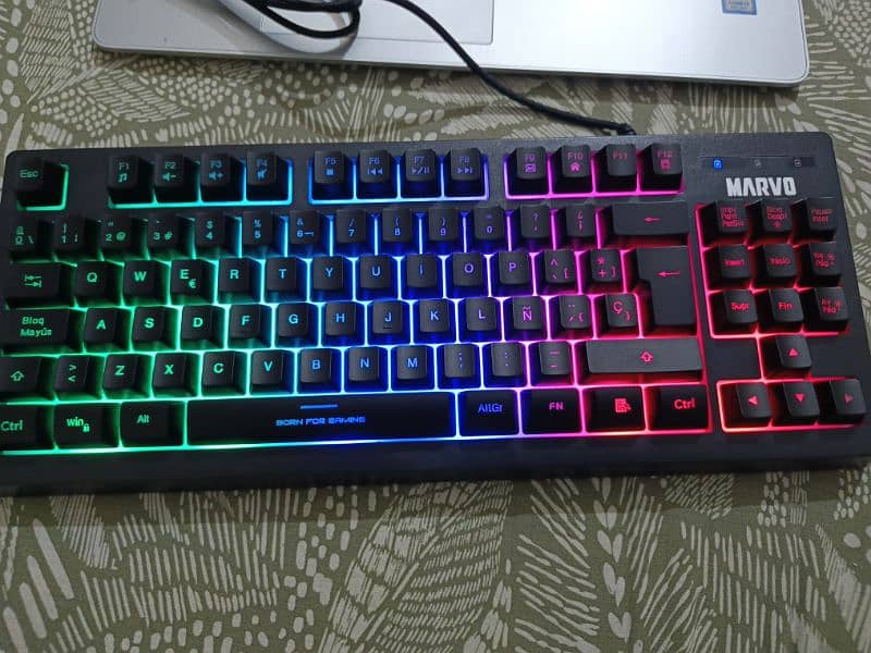 K607 RGB Professional Gaming Slim Keyboard 5