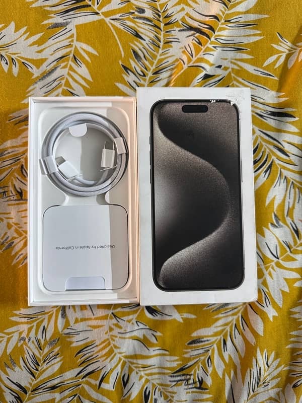 iphone 15 pro 256 GB dual physical (Hk version) PTA approved 10