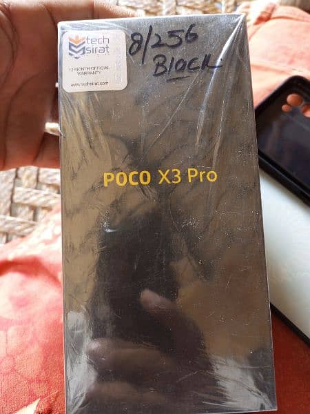 Paco X3 pro 8+5 Ram 256Gb Rom with box original charger 5