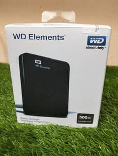 WD Elements USB 3.0 External Portable Hard Drive new Box Packed