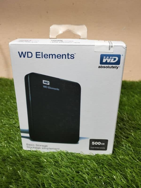 WD Elements USB 3.0 External Portable Hard Drive new Box Packed 1