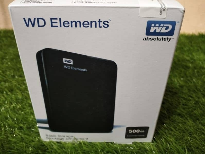 WD Elements USB 3.0 External Portable Hard Drive new Box Packed 3