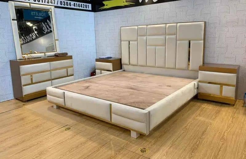 brand new double bed set single bed wooden bed king size bed Turkish 11