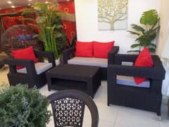 rattan sofa set/outdoor cafe furniture/Garden sofa/Terrace Lawn chair