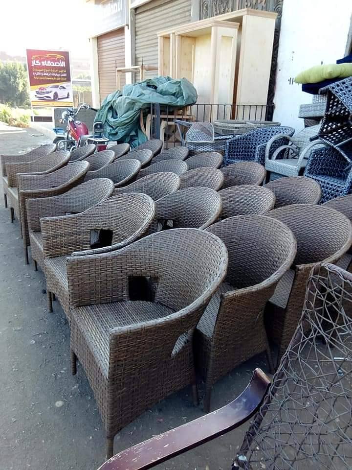 rattan sofa set/outdoor cafe furniture/Garden sofa/Terrace Lawn chair 4