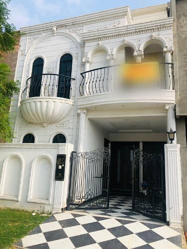 5 Marla Facing Park Facing Mosque Spanish Style House Available For Sale in Sector M7 Block C Lake city Lahore 0