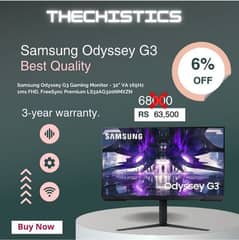 Samsung Odyssey G3 32/led monitor/Gaming Monitor/new stock/led