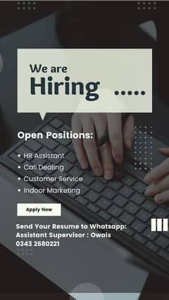 20 vacancy's available only Karachi offer