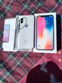 apple iphone x 64 gb momery full box Pta Approved 03327536717 0