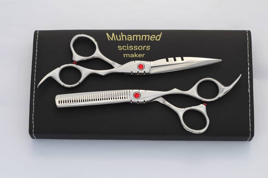 Hair Professional Hairdressing Scissors Thinning Barber scissors set 0