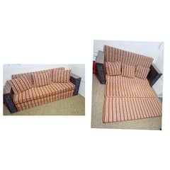 Sofa Cum Bed | Full Size Double Bed | Tri Fold