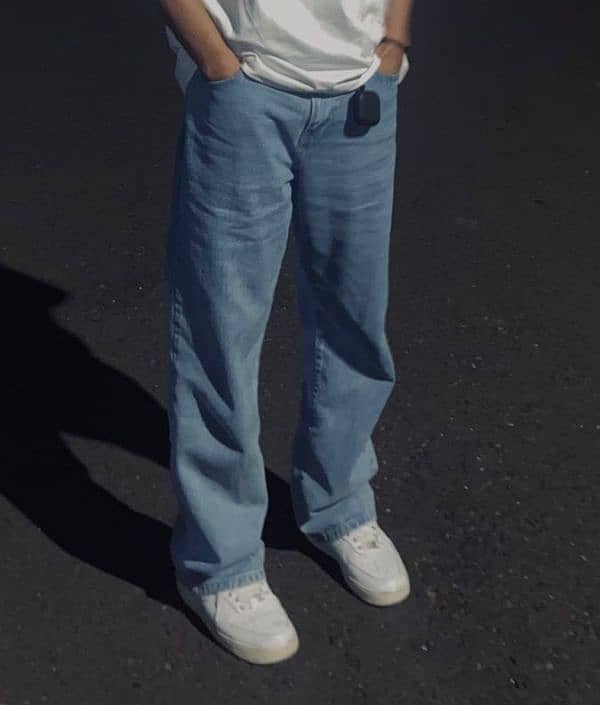 Baggy jeans branded pant 0