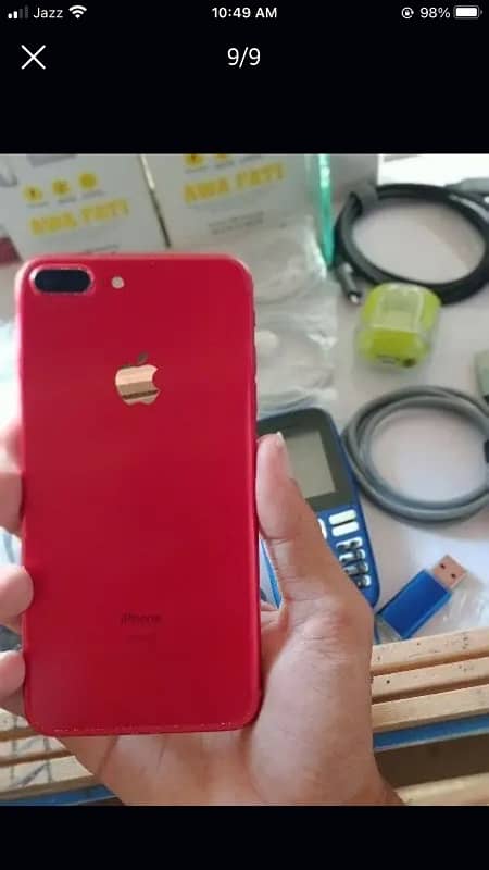 iphone 7plus pta 128gb with box chrger urgent sale need monnny 3