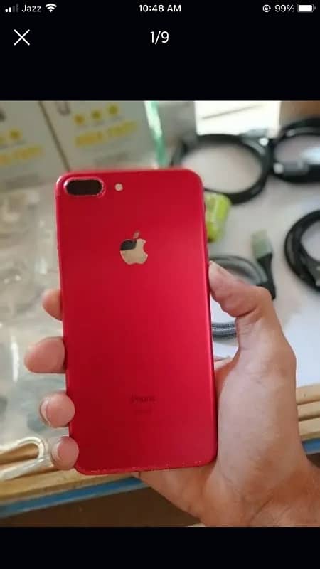 iphone 7plus pta 128gb with box chrger urgent sale need monnny 10