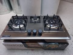 Kitchen Steel Hob / Draghi jahli burner / auto ignition / Heavy Gauge