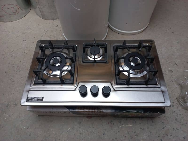 Kitchen Steel Hob / Draghi jahli burner / auto ignition / Heavy Gauge 2