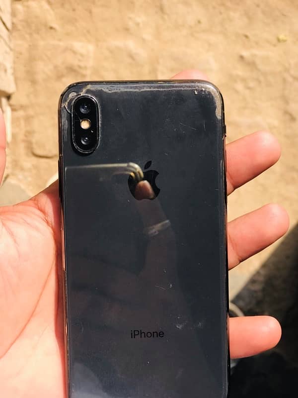 I phone x 64GB non PTA Sim working Life time warrinety 3