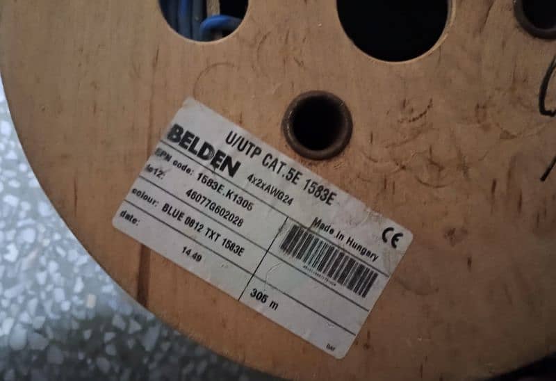 Belden CAT 5 UTP Cable Roll 1