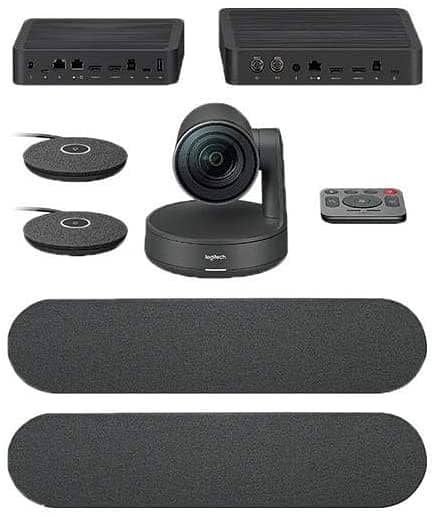 Logitech Meetup Video conference Camera-Logitech Group Mic-Polycom 6