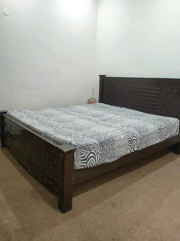 King Size Bed With Double Spring Metters 1