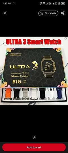 ultra 3 smart watch 7in1 strips