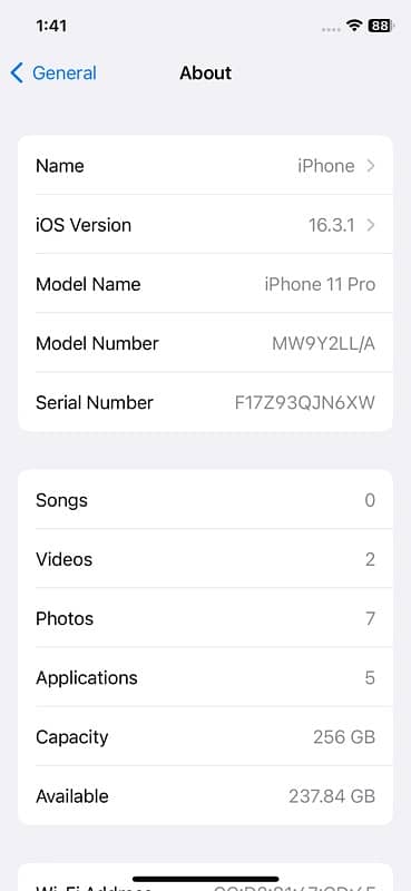 iPhone 11 Pro non pta 256GB 10/10 fresh import 100 battery health 4