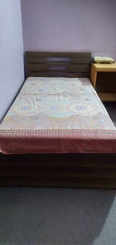 2 single bed with mattress 2