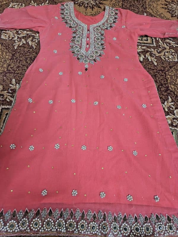 pink 3 piece dress. . . 2