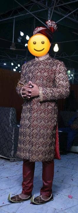 Sherwani with khussa and kulla 1