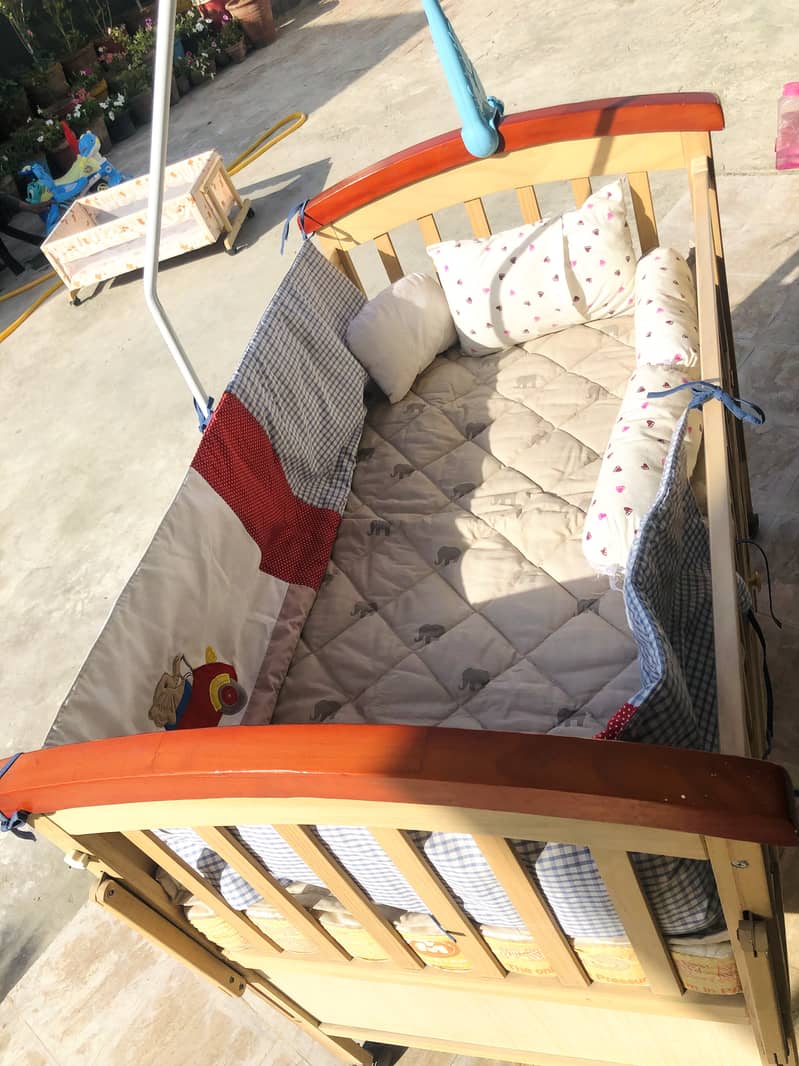 Kids Cot | Baby Cot | Wooden Coat | Bay Cot for sale 4