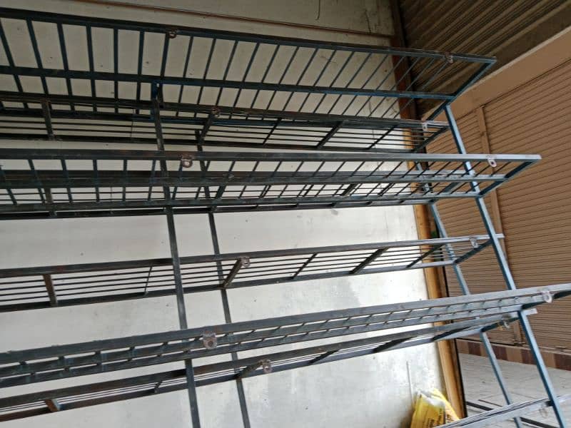 strong iron rack  steel  2 racks 0