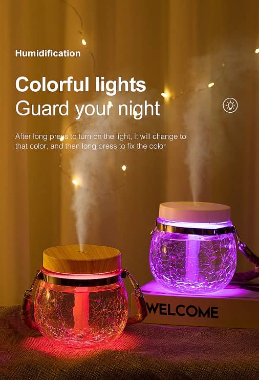 Home Decoration Laalten Lamp Ramadan With Light Led Clock Humidifier 11