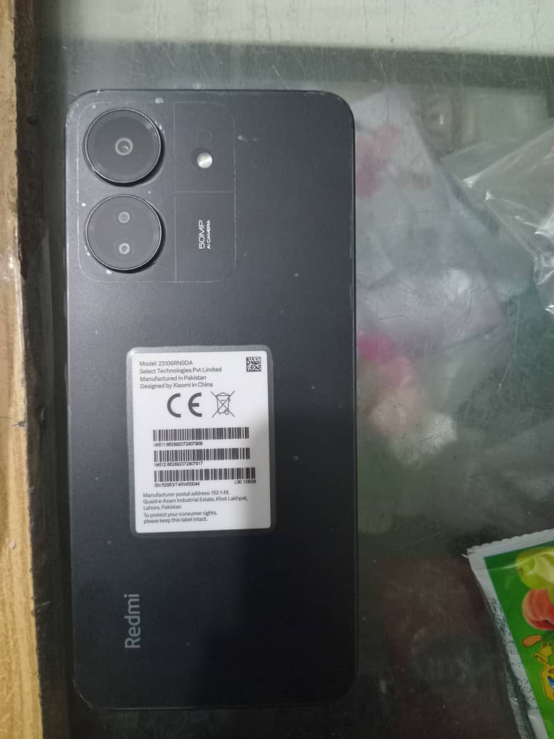 Redmi 13c 6/128 with box and charger 4