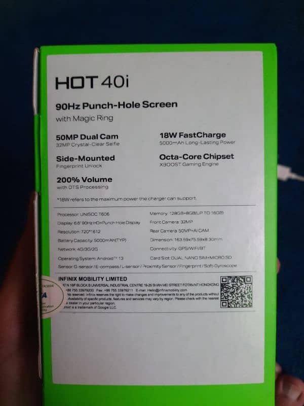 Infinix Hot 40i 10/10 6