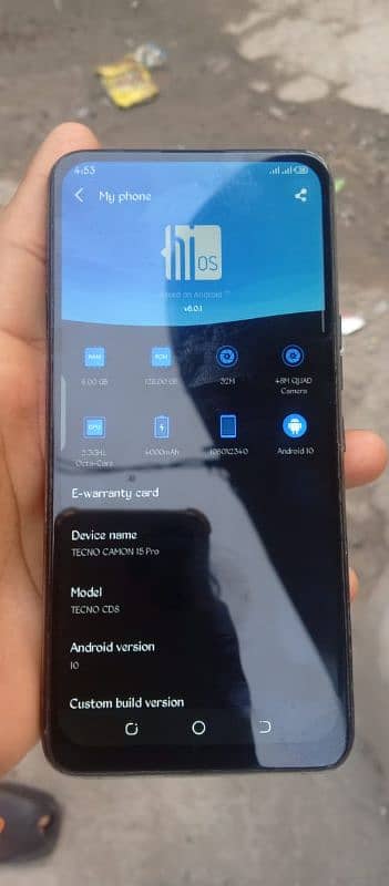 tecno camon 15 pro 6/128 exchange possible 1