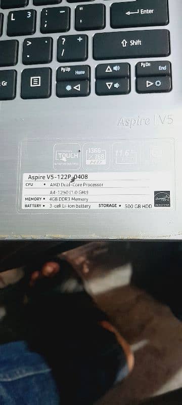 acet aspire v5 with chrger 4 to 5 hours battery timing 5