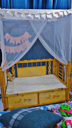 Kids Cot | Baby Cot | Wooden Coat | Bay Cot for sale 0